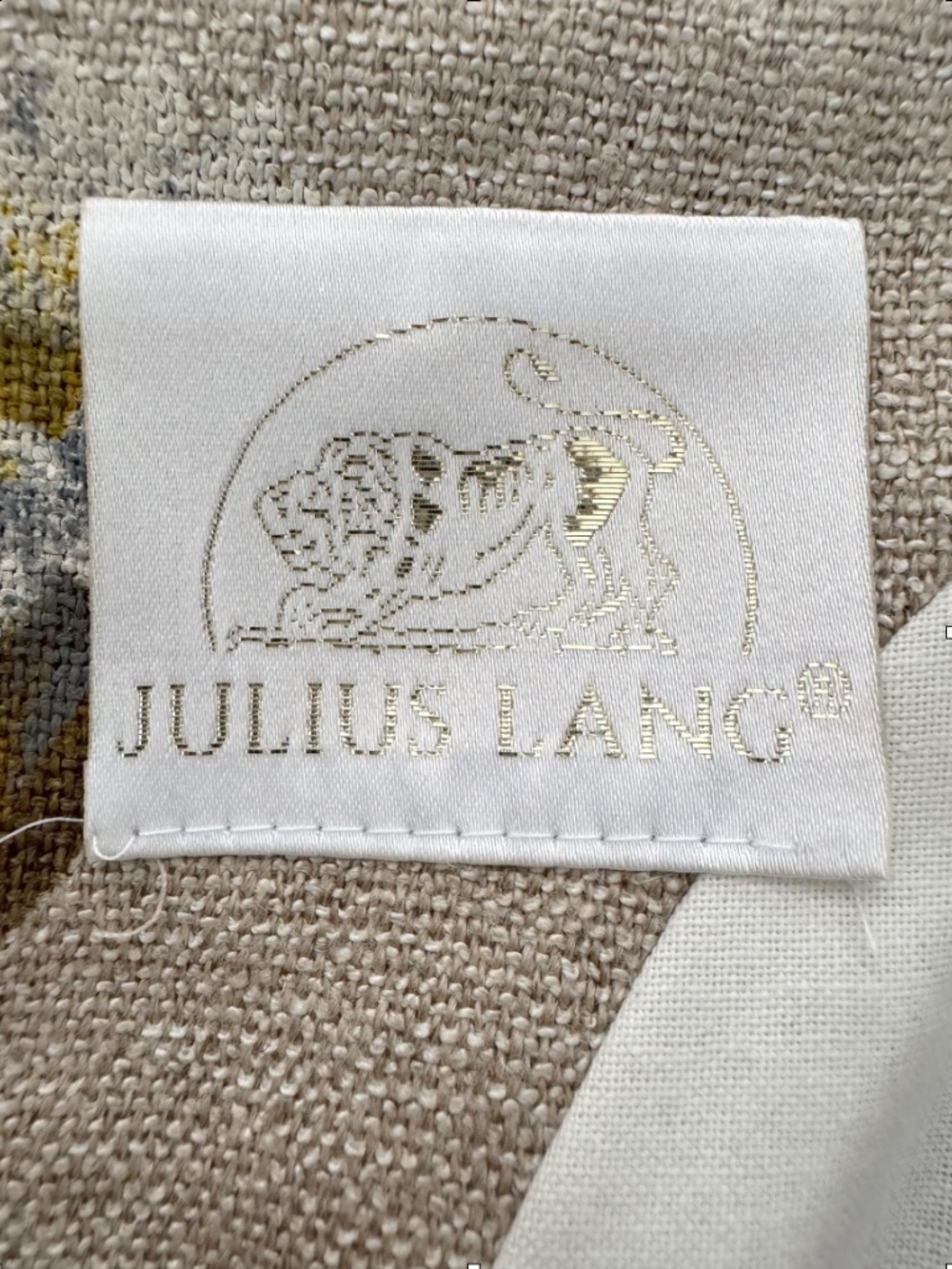Vintage Julius Lang Flax Linen Blend Daisy Dress - Picture 13 of 15